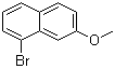 structure of CAS# 83710-61-6, 1-溴-7-甲氧基萘