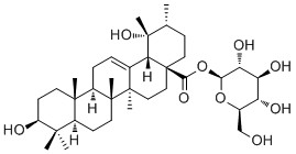 CAS 登录号：83725-24-0, 28-O-beta-D-吡喃葡萄糖果树酸酯