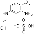 CAS 登录号：83763-48-8, 2-氨基-4-N-(beta-羟乙基)氨基苯甲醚硫酸盐