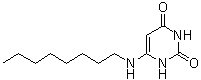 CAS 登录号：83797-69-7, 6-(辛基氨基)-2,4(1H,3H)-嘧啶二酮