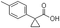 structure of CAS# 83846-66-6, 1-(4-Methylphenyl)-1-cyclopropanecarboxylic acid