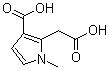 structure of CAS# 83863-74-5, 3-羧基-1-甲基-1H-吡咯-2-乙酸