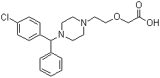 structure of CAS# 83881-51-0, 西替利嗪