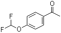 structure of CAS# 83882-67-1, 1-[4-(二氟甲氧基)苯基]乙酮