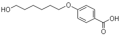 structure of CAS# 83883-25-4, 4-[(6-Hydroxyhexyl)oxy]benzoic acid