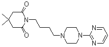 structure of CAS# 83928-76-1, Gepirone