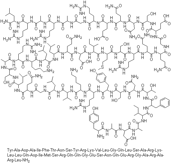 structure of CAS# 83930-13-6, 促肾上腺素释放因子