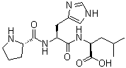 structure of CAS# 83960-32-1, L-脯氨酰-L-组氨酰-L-亮氨酸