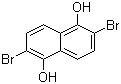 structure of CAS# 84-59-3, 2,6-二溴萘-1,5-二醇
