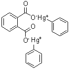 structure of CAS# 84-70-8, 二(苯基汞)邻苯二甲酸盐