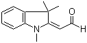 structure of CAS# 84-83-3, 1,3,3-Trimethyl-2-(formylmethylene)indoline
