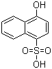 structure of CAS# 84-87-7, 1-Naphthol-4-sulfonic acid