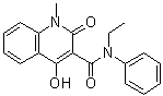 CAS # 84088-99-3, N-Ethyl-1,2-dihydro-4-hydroxy-1-methyl-2-oxo-N-phenyl-3-quinolinecarboxamide