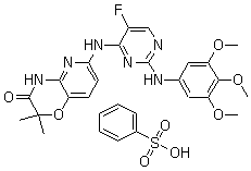 structure of CAS# 841290-81-1, R 406