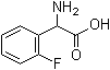 structure of CAS# 84145-28-8, 2-Fluoro-DL-phenylglycine