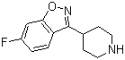 structure of CAS# 84163-77-9, 6-氟-3-(4-哌啶基)-1,2 苯并异噁唑