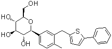 CAS 登录号：842133-16-8, (1S)-1,5-脱水-1-C-[4-甲基-3-[(5-苯基-2-噻吩基)甲基]苯基]-D-山梨糖醇