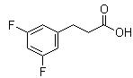 structure of CAS# 84315-24-2, 3,5-二氟苯丙酸