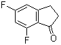 structure of CAS# 84315-25-3, 5,7-二氟-2,3-二氢-1H-茚-1-酮