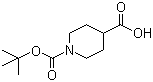 structure of CAS# 84358-13-4, 1-Boc-4-哌啶甲酸