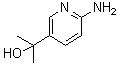 structure of CAS# 843643-03-8, 6-Amino-alpha,alpha-dimethyl-3-pyridinemethanol