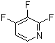 2,3,4-三氟吡啶分子结构 (CAS 84477-04-3)