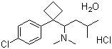 structure of CAS# 84485-00-7, Sibutramine hydrochloride