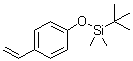 structure of CAS# 84494-81-5, 4-[叔丁基二甲基硅烷基氧基]苯乙烯
