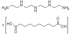 CAS 登录号：84501-59-7, 癸二酸与N-(2-氨基乙基)-N'-[2-[(2-氨基乙基)氨基]乙基]-1,2-乙二胺的化合物