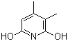 structure of CAS# 84540-47-6, 2,6-Dihydroxy-3,4-dimethylpyridine