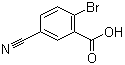 structure of CAS# 845616-12-8, 2-Bromo-5-cyanobenzoic acid