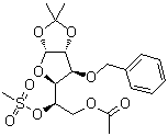 CAS 登录号：84563-90-6, 1,2-O-(1-甲基亚乙基)-3-O-(苯基甲基)-alpha-D-呋喃葡萄糖 6-乙酸酯 5-甲烷磺酸酯