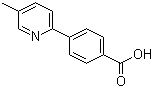 structure of CAS# 845826-92-8, 4-(5-甲基吡啶-2-基)苯甲酸
