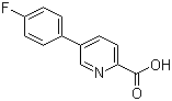 structure of CAS# 845826-99-5, 5-(4-氟苯基)吡啶-2-甲酸
