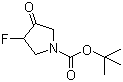 structure of CAS# 845894-03-3, 1-叔丁氧羰基-3-氟-4-吡咯烷酮