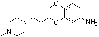 structure of CAS# 846023-55-0, 4-甲氧基-3-[3-(4-甲基-1-哌嗪基)丙氧基]苯胺