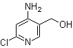 structure of CAS# 846036-96-2, 4-氨基-6-氯-3-吡啶甲醇