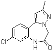 CAS # 84661-23-4, 9-Chloro-2-methyl-5H-pyrazolo[1,5-d][1,4]benzodiazepin-6(7H)-one