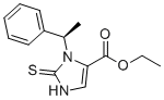 CAS 登录号：84711-26-2, 乙基(R)-2,3-二氢-3-(1-苯基乙基)-2-硫代-1H-咪唑-4-羧酸酯