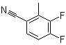 structure of CAS# 847502-83-4, 3,4-二氟-2-甲基苯甲腈