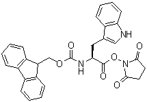 structure of CAS# 84771-20-0, N-[芴甲氧羰基]-L-色氨酸琥珀酰亚胺基酯