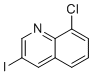 structure of CAS# 847727-21-3, 8-氯-3-碘喹啉