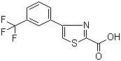 CAS 登录号：847956-11-0, 4-[3-(三氟甲基)苯基]-2-噻唑羧酸