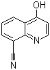 structure of CAS# 848128-91-6, 4-羟基喹啉-8-甲腈