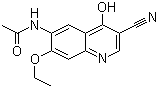 CAS 登录号：848133-75-5, 3-氰基-7-乙氧基-4-羟基-6-(乙酰氨基)喹啉