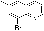 structure of CAS# 84839-95-2, 8-溴-6-甲基喹啉
