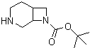 structure of CAS# 848591-80-0, 3,8-二氮杂二环[4.2.0]辛烷-8-羧酸叔丁酯