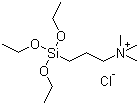 CAS 登录号：84901-27-9, 3-三乙氧基硅基丙基三甲基氯化铵