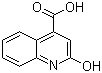 structure of CAS# 84906-81-0, 2-羟基喹啉-4-羧酸
