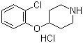 structure of CAS# 849107-20-6, 4-(2-氯苯氧基)哌啶盐酸盐